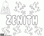 Zenith, имя используемое для девочки и мальчика в различных странах и языках. Это название происходит от Зенит, точка пересечения небесной сферы и вертикально над головой человека