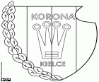 Щит Корона Кельце, Korona Spółka Akcyjna, футбольный клуб со штаб-квартирой в городе Кельце, город на берегу реки Silnica в Свентокшиское воеводство, в центральном районе на юго-востоке Польши