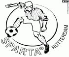 Эмблема Спарта Роттердам, Sparta Rotterdam, футбольный клуб базирующийся в Роттердаме, важный портовый город, расположенный к западу от Нидерландов. Роттердам является самым густонаселенным городом в провинции Южная Голландия