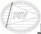 Знак ПСВ Эйндховен, Philips Sport Vereniging Eindhoven, спортивный клуб и футбольный клуб базируется в Эйндховене, самый густонаселенный город в провинции Северный Брабант на юге Нидерландов