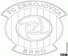 Щит ФК Зброёвка Брно, FC Zbrojovka Brno, футбольный клуб со штаб-квартирой в Брно, второй по величине город страны, в историческом регионе Моравии, на юго-востоке Чешской Республики