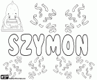 Szymon, имя мальчика, очень популярного в Польше, вариант Simon, имя еврейского происхождения
