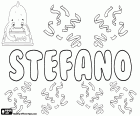 Stefano, Стефано, итальянское имя для мальчика, вариант Stefanio, производным от греческого имени Stephanos, ее смысл-Корона
