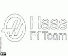 Логотип Хаас, Haas F1 Team, гоночная команда Формула-1