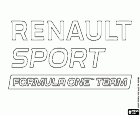 Логотип Рено, Renault Sport F1 Team, команда Формулы-1