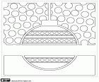 Рождественская открытка, украшенные декоративной Елочный шар