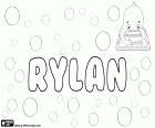 Rylan, Райлен, Английский имя и фамилию, производные от Ryland, Райлэнд, имя, используется в основном для мальчика, это также менее распространенные женское имя