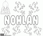 Nohlan, мужское имя, вариант Нолан, Nolan
