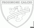 Герб Фрозиноне, Frosinone Calcio, итальянский футбольный клуб, базирующийся в Фрозиноне, город Лацио в Центральной Италии