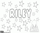 Riley, Райли — это имя используется в английском языке для мальчик и девочка. Райли имеет два происхождение, то же фамилию англосаксонской и вариант ирландская фамилия Reilly, Рейли, который происходит от названия Raghailleach