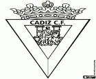 Логотип Cádiz Club de Fútbol, Κάδιθ ΚΦ, Кадис футбольный клуб, основанной в 1920 году в Кадисе, Андалусия