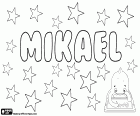Mikael, мужское имя на шведском, датском, норвежском, финском и бретонском языках, происходящее от еврейского имени Михаэль