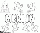 Merijn, имя мальчика и девочки на голландском языке, вариант Marijn, Marina и Marinus