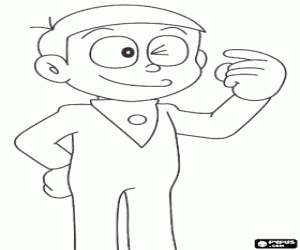 раскраска Sewashi, персонаж Дораэмон