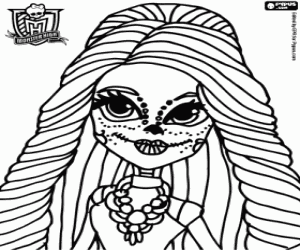 раскраска Skelita Calaveras, Monster High