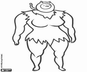 раскраска Susan Strong от Adventure Time