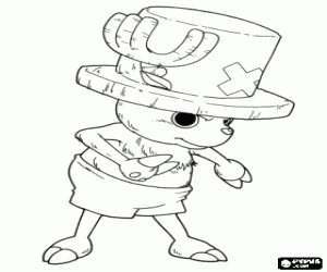 раскраска Tony Tony Chopper, One Piece