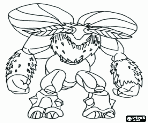 раскраска Vedetta Magic, Gormiti 