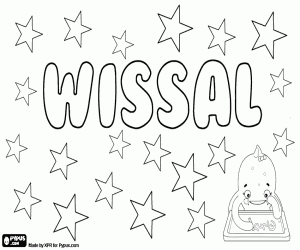 раскраска Wissal, вариант Wisal