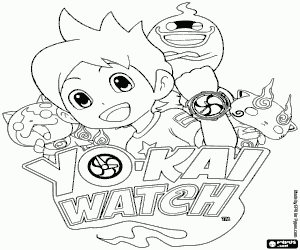 раскраска Yo-kai Watch, эмблемы и символы