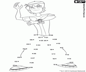 раскраска Бен 10 Омниверс, точка в точку
