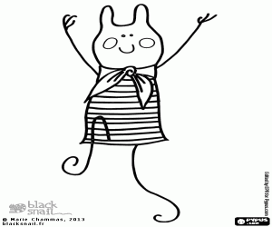 раскраска Блэки, главный герой