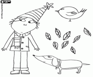 раскраска Брат Лола Чарли