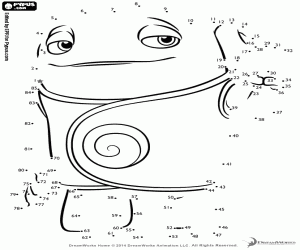 раскраска Бувов O, точка в точку