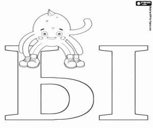 раскраска Буква Ы с Pypus