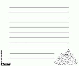 раскраска Буквы желания с елкой