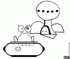 раскраска Внеземная жизнь