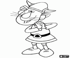 раскраска Возбужденных Викинг Горм