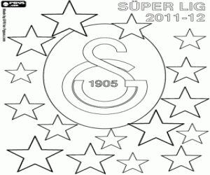 раскраска Галатасарай, чемпион 2011-2012