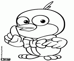 раскраска Гарри колибри