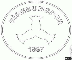 раскраска Герб Giresunspor