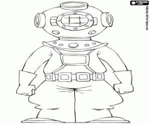 раскраска Глубокие погружения