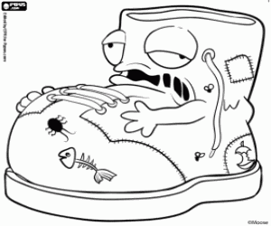 раскраска Гнилостный загрузки, Trash Pack