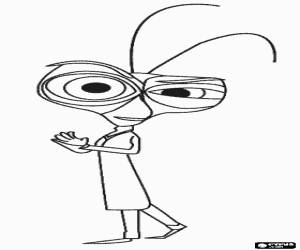 раскраска Д-р Таракан, ученый