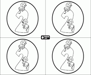 раскраска Два года рождения, приглашения