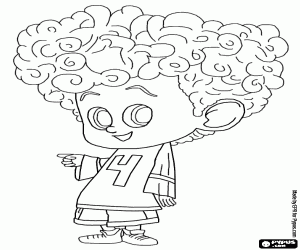 раскраска Деннис является внуком Дракулы