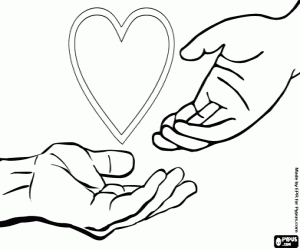 раскраска День благотворительности