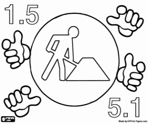 раскраска День труда 1 мая