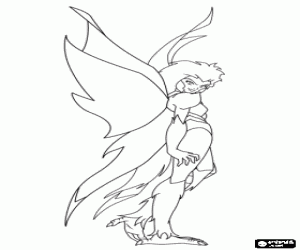 раскраска Джессика, Господи воздуха