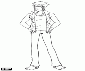 раскраска Джош Kirkcpatrick, Галактическая команда