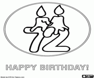 раскраска Для 72 счастл