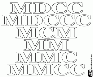 раскраска Для подсчета в сотни от 1700 до 2200