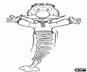 раскраска Зеведея, характер Волшебное приключение