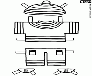 раскраска Зимняя одежда одеваются игры