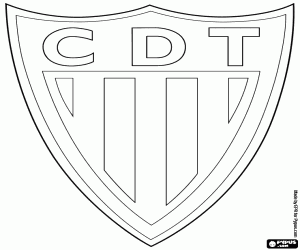 раскраска Значок Тондела, CD Tondela