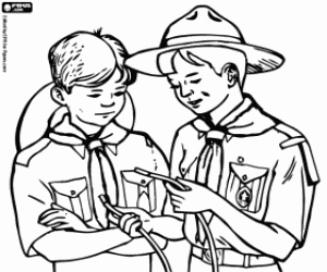 раскраска Изучение узлов